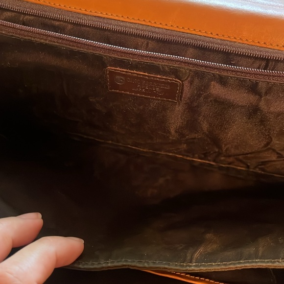VTG Gino Ferruzzi Italian Leather Briefcase/Handbag 👜 ‼️PRICE DROP‼️ - Picture 9 of 13